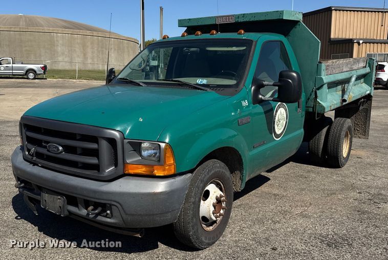 2001 Ford F350 Super Duty dump bed pickup truck - EF2180
