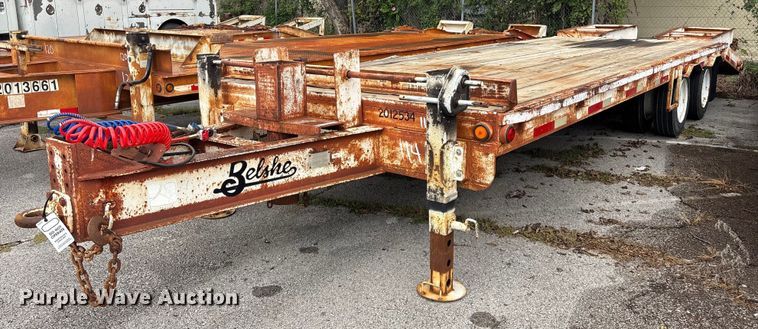 2012 Belshe BDT25 equipment trailer - EG8680