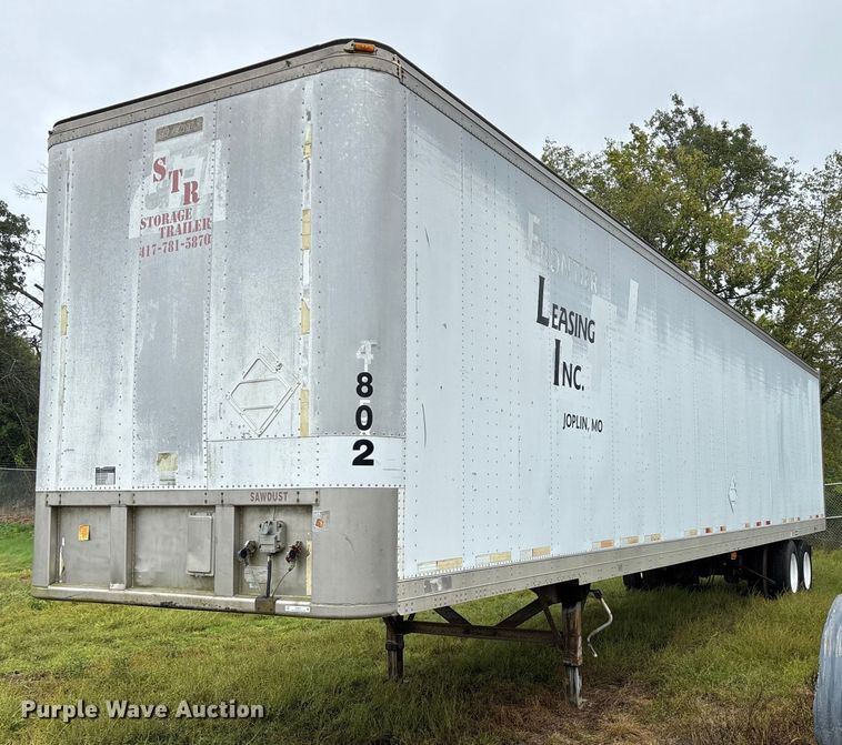 1994 Fruehauf FBLP91.5-NT2-43W dry van trailer - EN5641