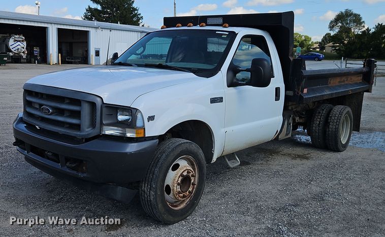 2002 Ford F450 Super Duty dump truck - EO4668