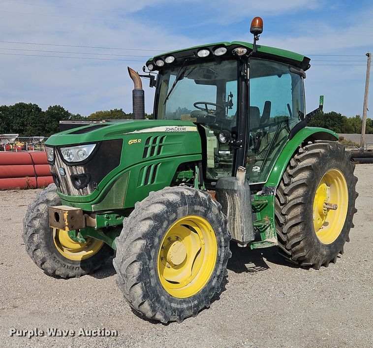 2013 John Deere 6115R MFWD tractor - EO4691