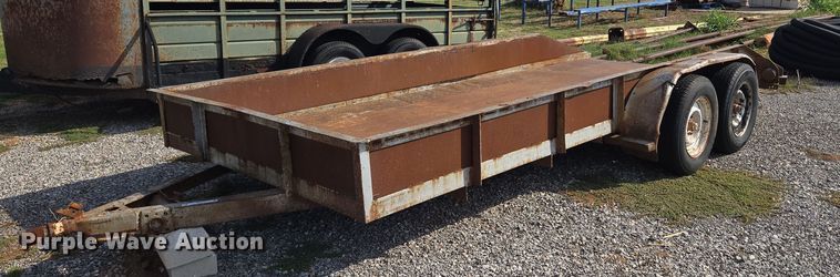 Shop built utility trailer - EU3814
