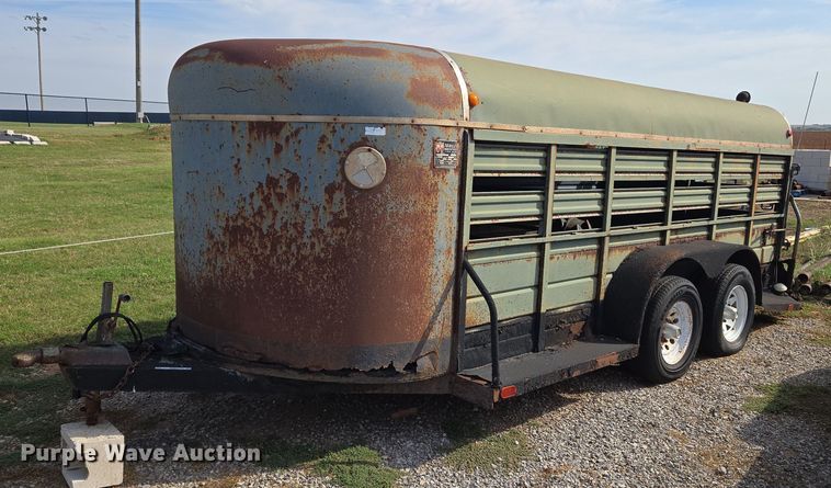 1993 W-W Trailer Manufacturers livestock trailer - EU3815