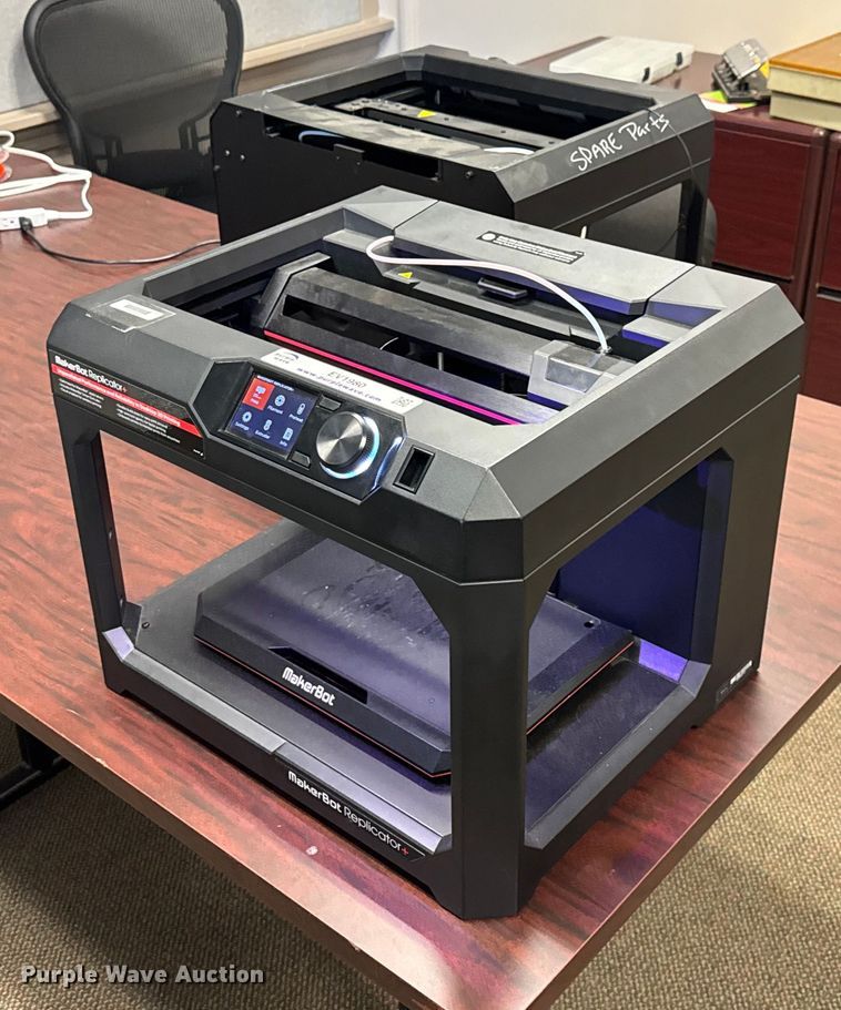 (2) MakerBot Replicator 3D printers - EV1980