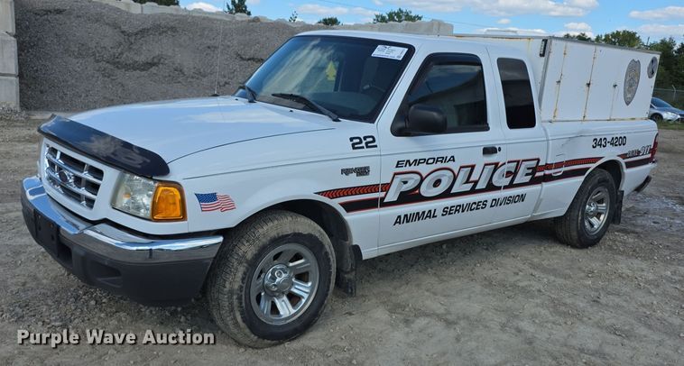 2002 Ford Ranger xlt SuperCab animal control pickup truck - FI0515