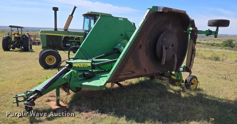 2007 John Deere HX15 batwing rotary mower - EU3806