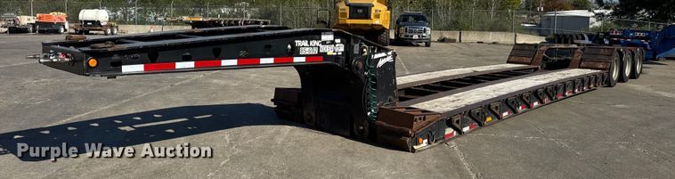2009 Trail King TK110-533 lowboy equipment trailer - DO2380