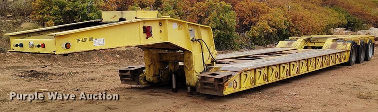 1988 Eager Beaver 50GHG/GS lowboy equipment trailer - DP8898