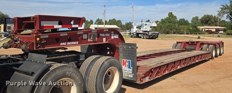 1997 Trail King TK80MDG-483 lowboy equipment trailer - DW5122