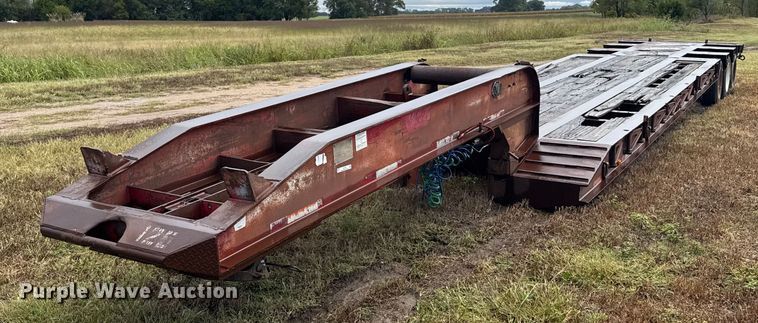 1997 Nuttall lowboy oilfield trailer - ER2459