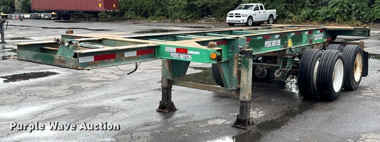 2002 Chassis King container trailer - EV1874