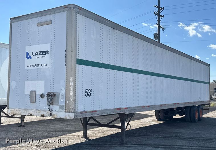 1998 Wabash dry van trailer - EV1884
