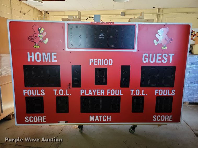 (2) Daktronics score boards - EA2614