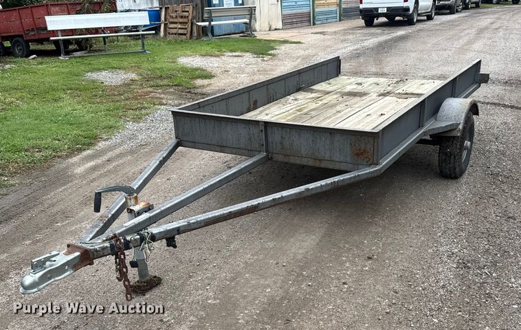 Shop built utility trailer - EM8376