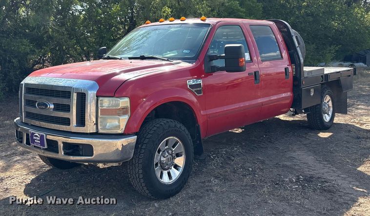 2008 Ford F350 Super Duty Crew Cab bale bed pickup truck - ED5878