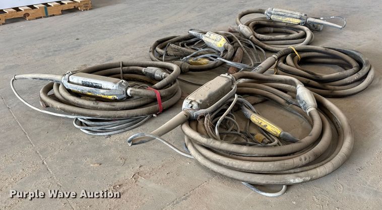 (4) Wacker Neuson concrete vibrators - EM8267