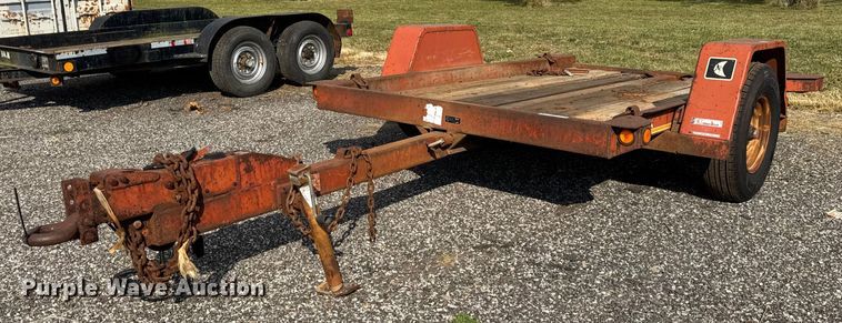 1988 Ditch Witch S4A tilt deck equipment trailer - ER0177