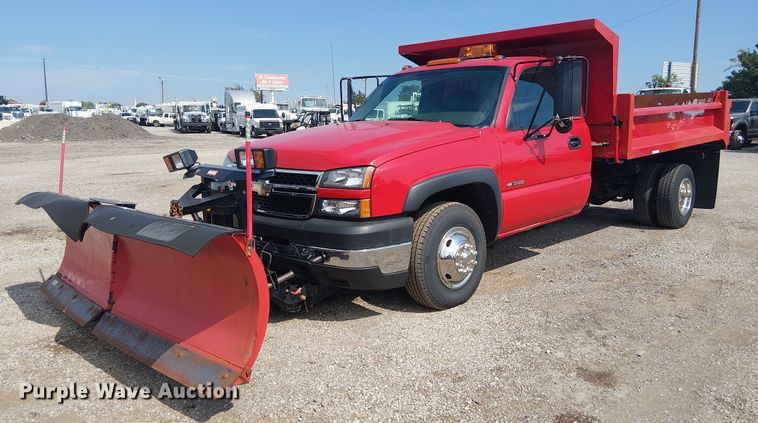 2006 Chevrolet Silverado 3500 dump bed pickup truck - NU9715