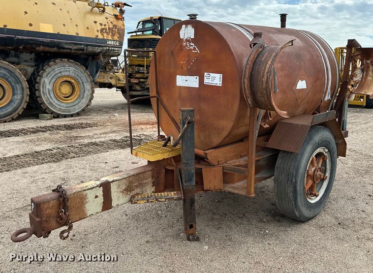 Shop built tank trailer - DP8914