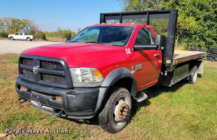 2015 RAM 5500 dump flatbed truck - EA2635
