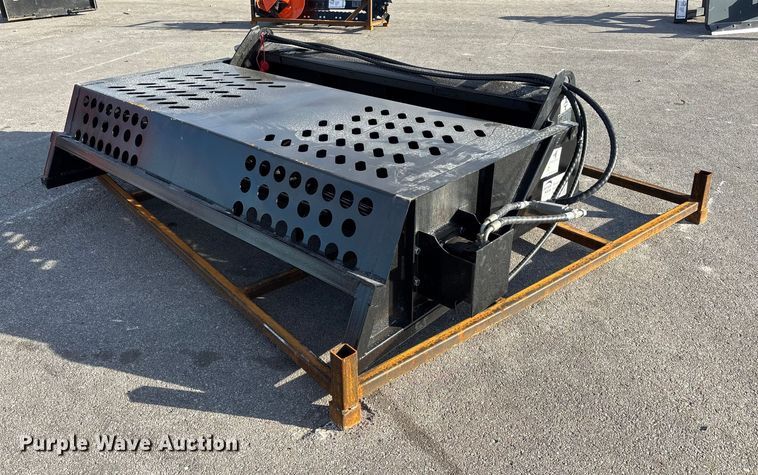 2025 GIYI GYRR 78 skid steer power rake - EE4093