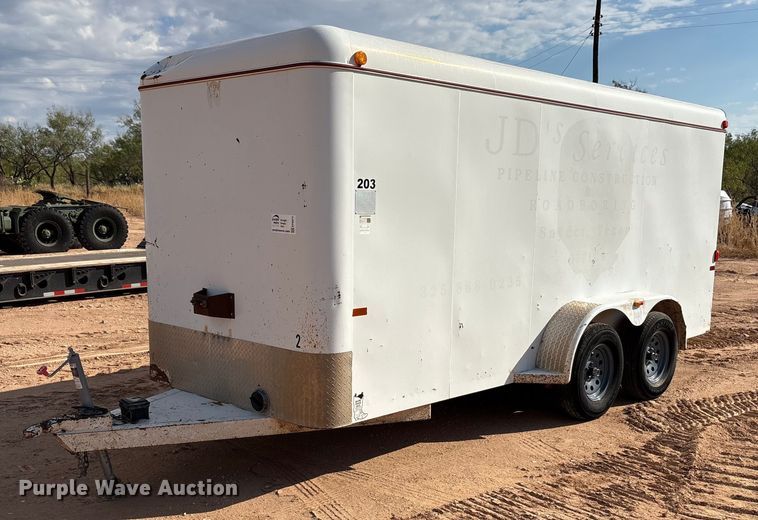 2009 W-W  enclosed cargo trailer - EF6074