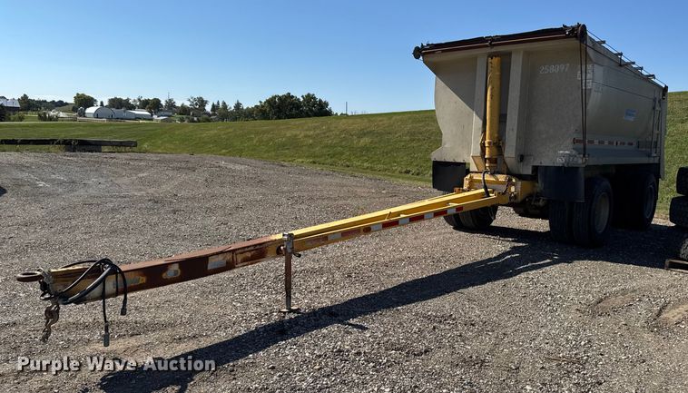1997 Hawkeye  309 end dump pup trailer - EM2399