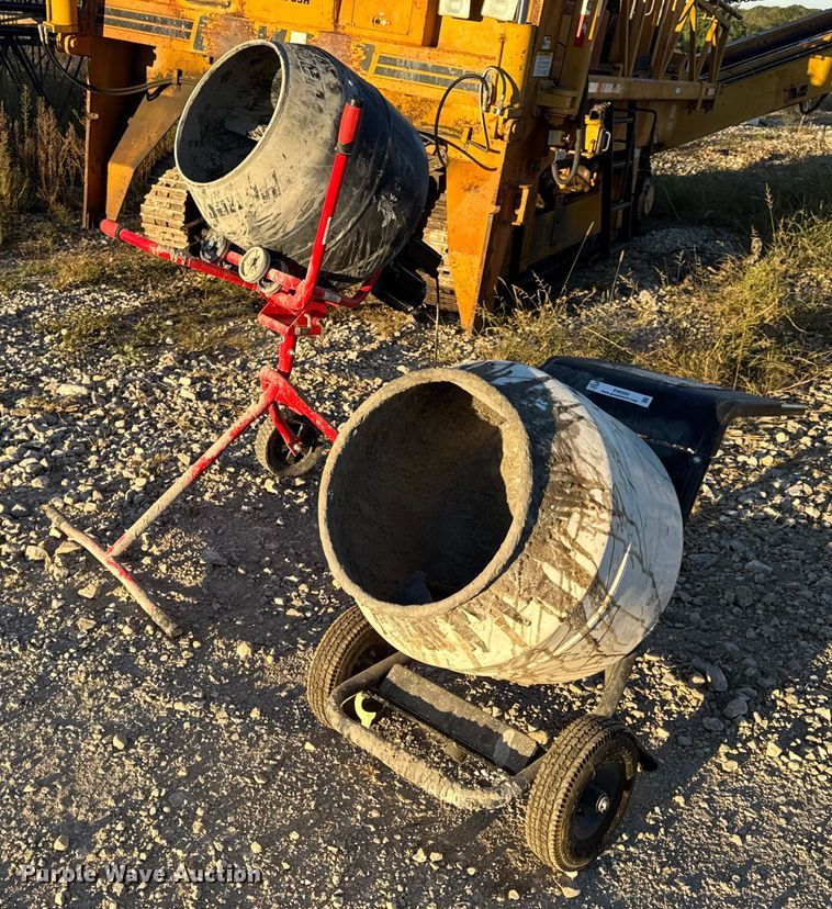 (2) concrete mixers - EN0503
