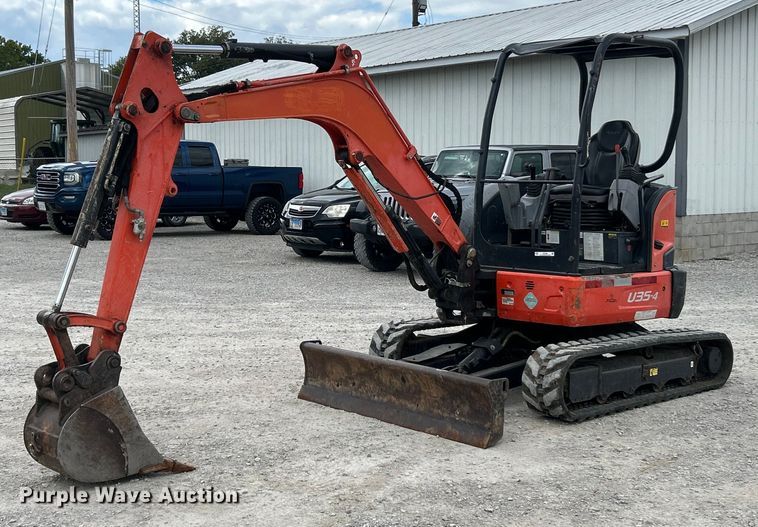 2015 Kubota U35-4 mini excavator - ET3285