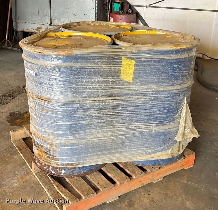 (3) 55 gallon barrels of stripping paint - ET4708