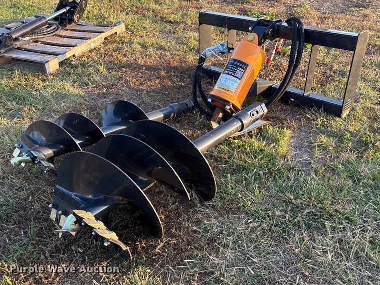 2025 Wolverine ADB-13-1218R skid steer auger bucket - EV3126