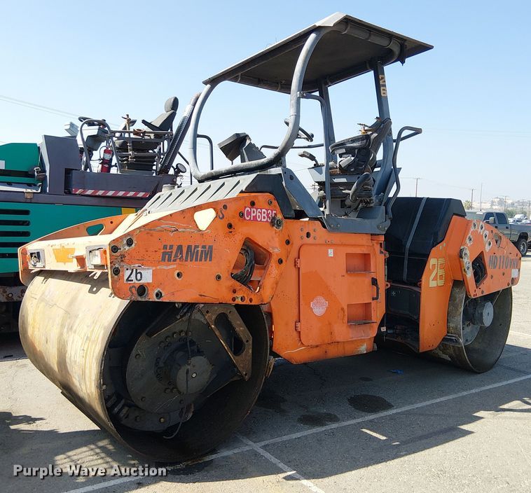 2009 Hamm HD110 double drum vibratory roller - YA0982