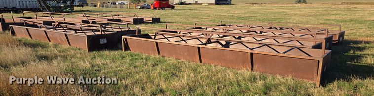 (6) Common Sense MFG feed bunks - DY1371