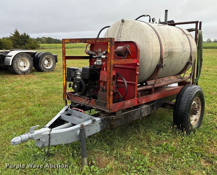 Shop built sprayer trailer - EV3073