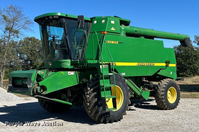 1999 John Deere 9510 Maximizer RWA combine - YA1346