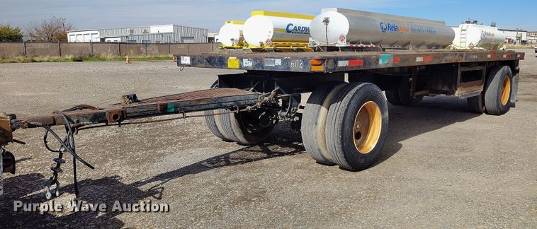 1999 Utility FF2C flatbed pup trailer - DP5103