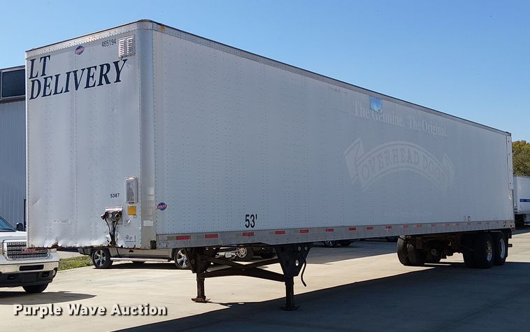 2007 Utility VS2DC dry van trailer - DU3654