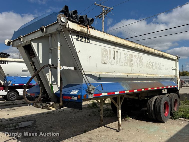1993 HilBilt end dump trailer - EF2228