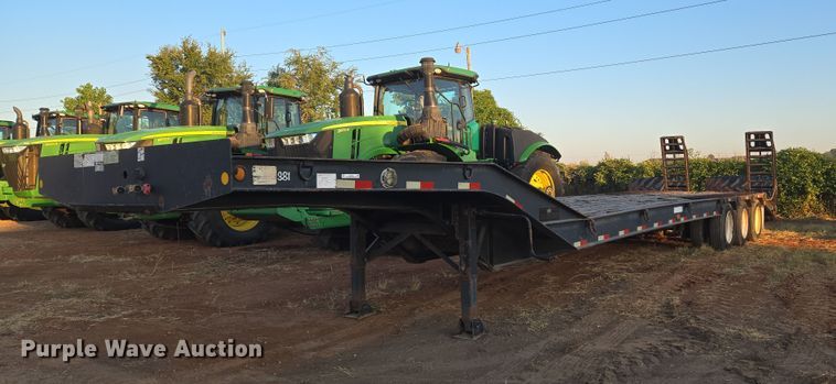 2013 Pitts Trailers drop deck equipment trailer - EU3912