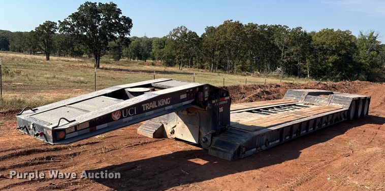 1990 Trail King TK100DGP-503 lowboy equipment trailer - EU5087