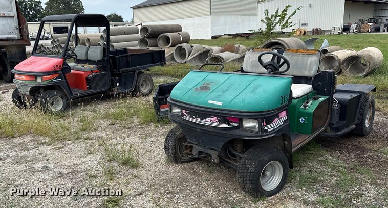  (2) Cushman Turf-Truckster utility vehicles - DY8306