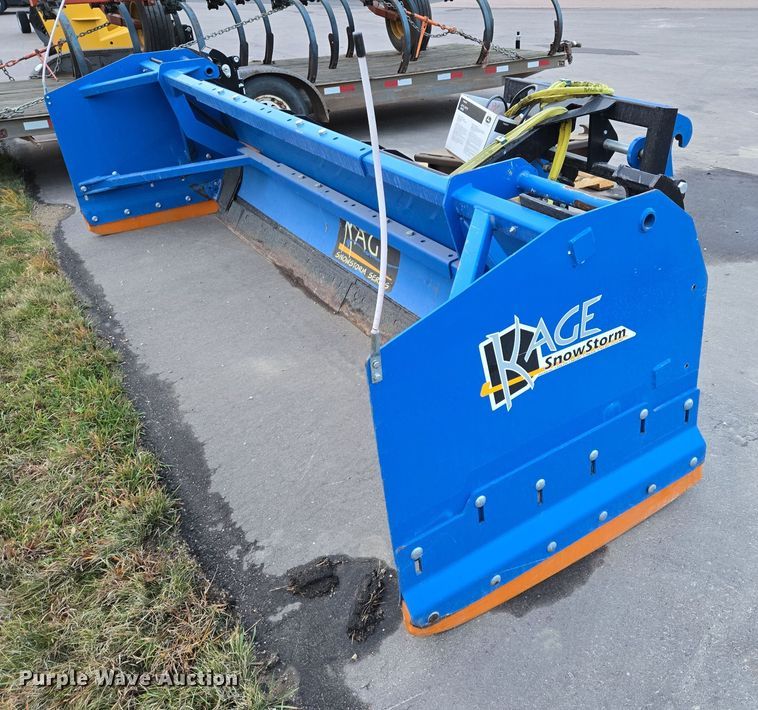 Kage KBSS12 wheel loader snow pusher - EB1131