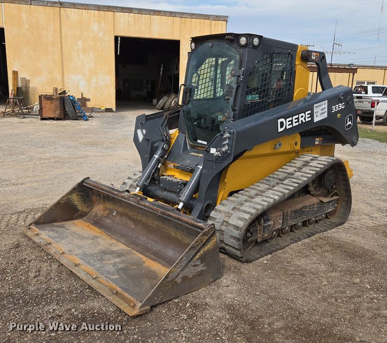 2018 John Deere 333G tracked skid steer loader - EU3875