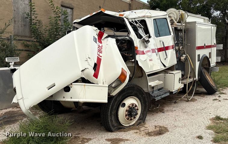 2002 International 4800 pumper fire truck - EU4603