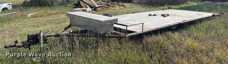 Shop built flatbed trailer - EU6132