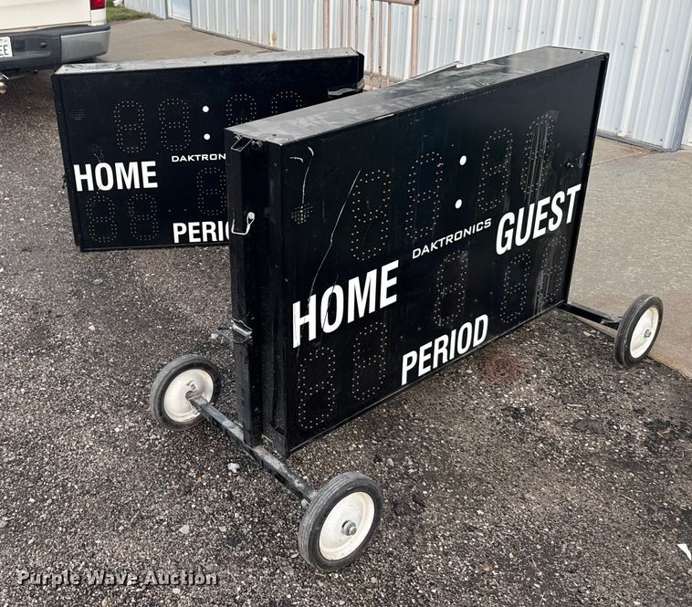 (2) Daktronics score boards - EU6135