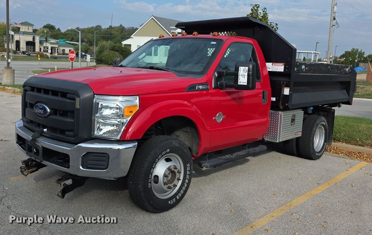 2014 Ford F350 Super Duty  dump bed pickup truck - FI0589