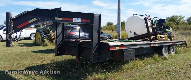 Shop built flatbed trailer - DJ7866