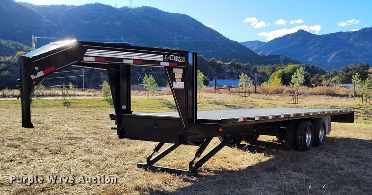 2010 Titan AF6188 tilt deck equipment trailer - DP5083