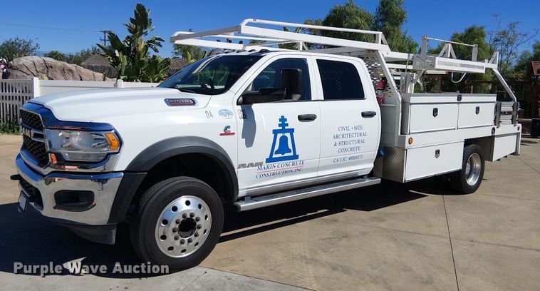 2019 RAM 4500HD Crew Cab flatbed truck - EC1250